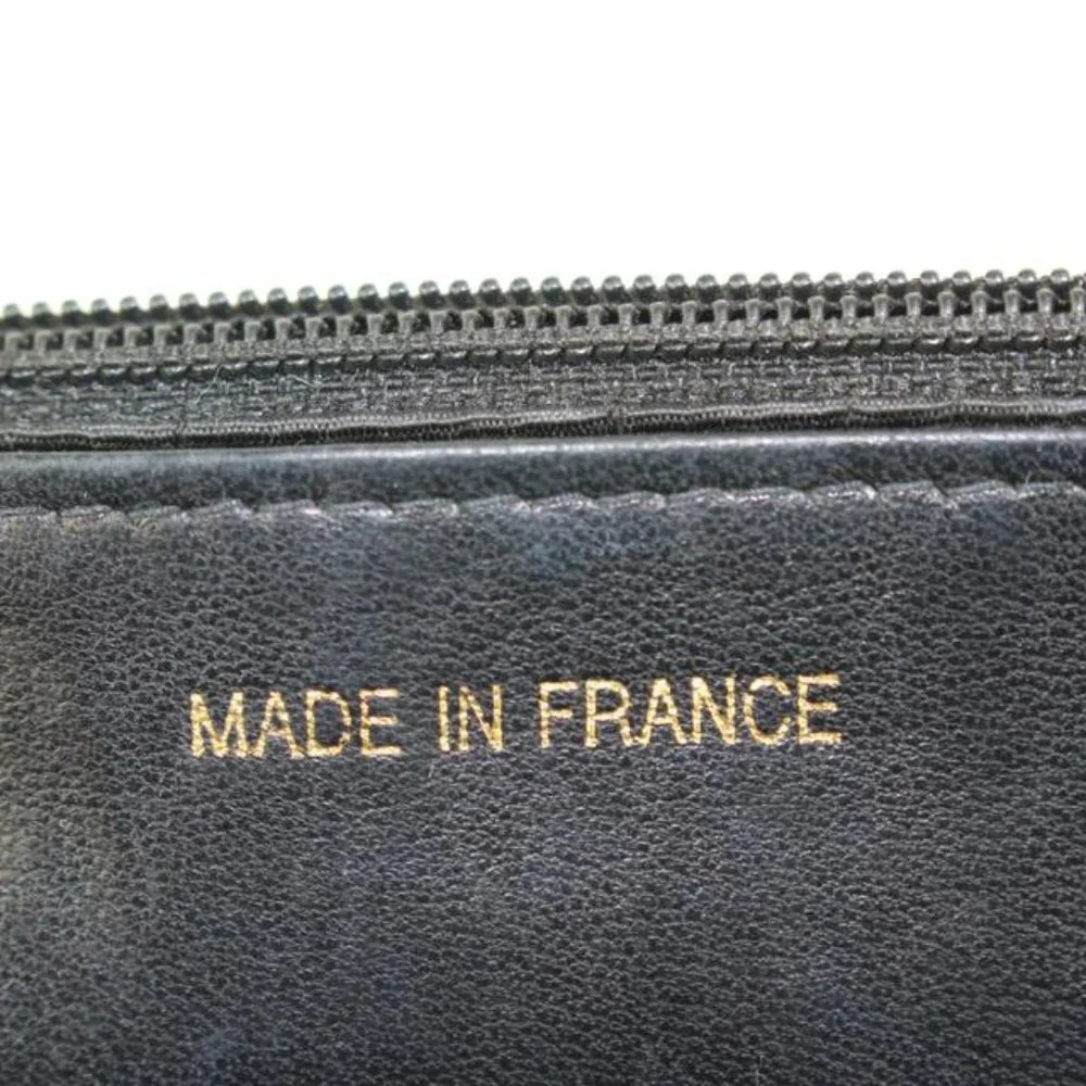Chanel Black Caviar CC Logo Timeless Wallet on Chain WOC 61cz63s